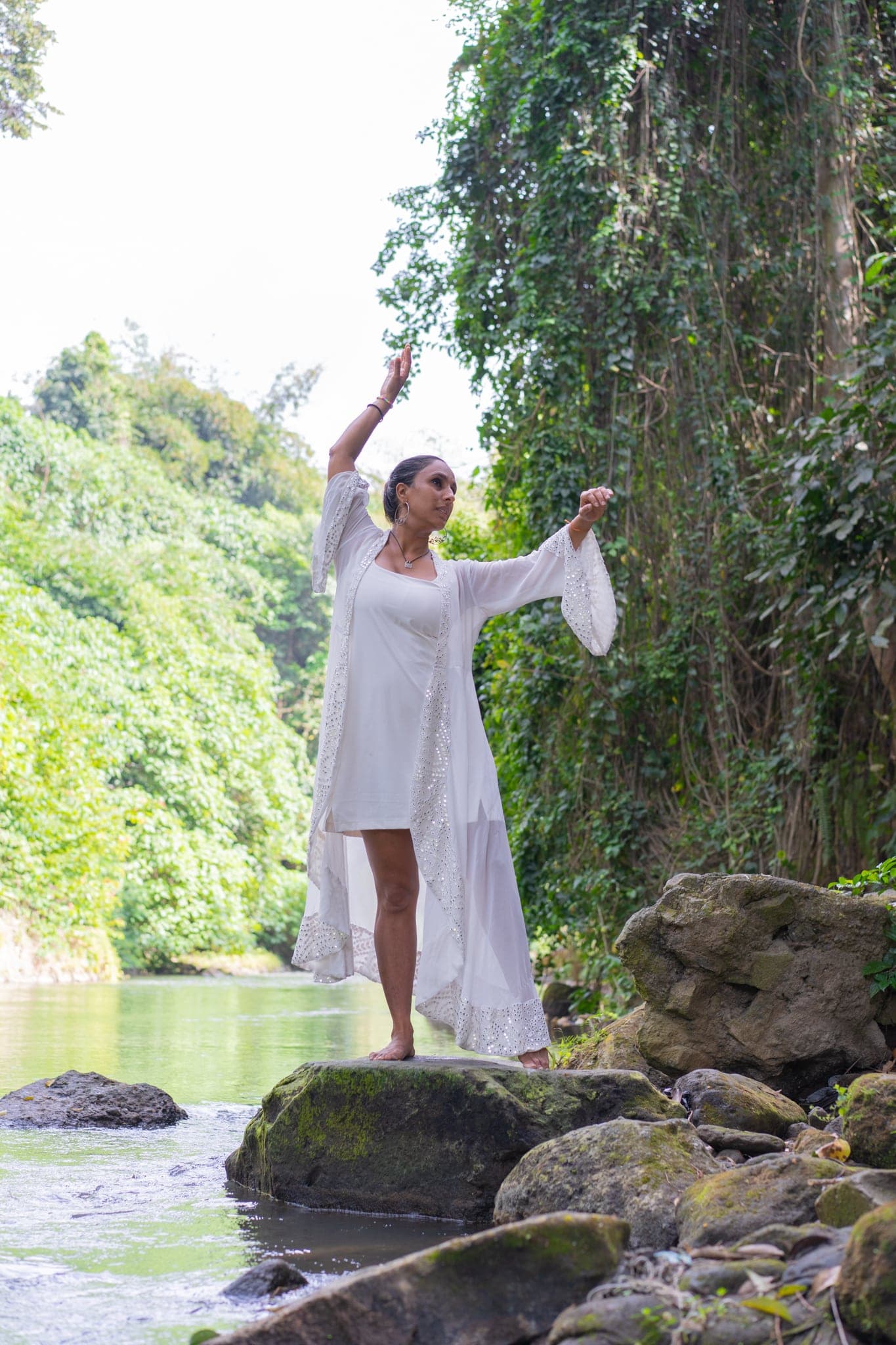 Sircle Flowy Kimono Mirror Jacket